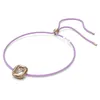 Swarovski Damen Dulcis Halskette Kissenschliff, Roséfarben Produktbild-Vorschau 2