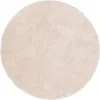 Luxus Hochflor Langflor Teppich Bilbao Beige Rund, Produktbild-Vorschau 5