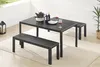 riess-ambiente Moderne Gartenbank DESIGNO 130cm anthrazit Produktbild-Vorschau 5