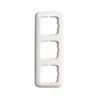 A white, three-gang switch frame is shown against a white background. Anteprima dell’immagine prodotto