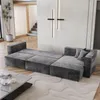 A modern living room with a large sectional sofa, a coffee table, and a plant. Produktbild-Vorschau