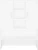 vidaXL Waschmaschinenschrank Weiß 70,5x25,5x90 cm Produktbild-Vorschau 3