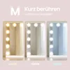 SONGMICS Schminkspiegel mit 14 LEDs und 10x Vergrößerung, 3 Produktbild-Vorschau 6