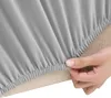 vidaXL Strečový poťah na 3-miestnu pohovku Grey Polyester Náhľad obrázku produktu 3