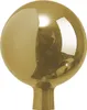 A close-up shot of a golden spherical ornament. Produktbild-Vorschau