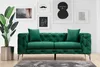 Hanah Home, Como- HLN1133, vert, canapés-lits, structure : Voir les images du produit 1
