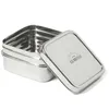 ECO Brotbox- Cube Box XL - Edelstahl Lunchbox zweilagig Produktbild-Vorschau 2