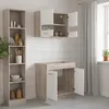 Homestyle4u Kuchyně Kuchyňský blok bílý Kuchyňská linka bez Náhled obrázku produktu 10