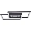 BRILLIANT Metis LED Deckenleuchte 40x30cm schwarz G99381/06 Produktbild-Vorschau 1