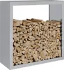 Stojan na palivové dřevo 100 x 40 x 100 cm pozinkovaná ocel Náhled obrázku produktu 3