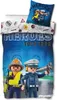 Skybrands PLAYMOBIL Bettwäsche-Set Polizei & Feuerwehr für Produktbild-Vorschau 1