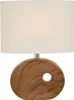 Tischlampe mit Porzellanbasis OAKVILLE, 30 cm Produktbild-Vorschau 5