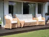 BELIANI Lounge Set Naturfarben Rattan 3-Teilig Geflochten Produktbild-Vorschau 2