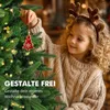 Künstlicher Weihnachtsbaum mit LED Lichterkette und Holzfuß Produktbild-Vorschau 10