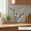 ECENCE Handtuchhalter ohne Bohren selbstklebend gebürstet Produktbild-Vorschau 3