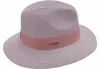 Seeberger knautschbarer Borten-Sommerhut Fedora mit UV-Schutz 30 in lila