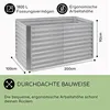 Blumfeldt Hochbeet aus Metall, Wetterfestes Stahl-Hochbeet Produktbild-Vorschau 5