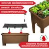 Diagram showing the assembly and features of a raised garden bed. Produktbild-Vorschau