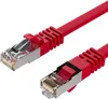 RJ45 Flachkabel m. CAT 7 Rohkabel slim rot 2m Produktbild-Vorschau 1
