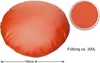 sunnypillow XL Sitzsack mit Styropor Füllung 100 cm Produktbild-Vorschau 4