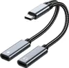 MMOBIEL Dual USB-C Splitter Kopfhörer Adapter und Laden - Produktbild-Vorschau 1