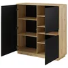 Highboard modern Wohnzimmer ALBANY-83 in Taurus Eiche Nb. Produktbild-Vorschau 2