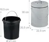 Relaxdays – pojemnik na kompost do kuchni, 5 l, mały kosz Podgląd zdjęcia produktu 4