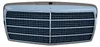 Kühlergrill Grill Gitter Chrom Rahmen für Mercedes S-Klasse W126 ab 1981-1991 – Produktansicht Produktbild-Vorschau