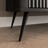 Nachttisch SCARLETT 2S Schwarz mit Schubladen Produktbild-Vorschau 4