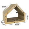 Heikoeco® Kratzpappe für Katzen Groß XXL mit Ball, Hausform Produktbild-Vorschau 7