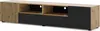 TV-Möbel Nera mit 3 Türen, Holzoptik und Schwarz, 200cm Produktbild-Vorschau 1