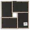 The back of a collage picture frame with four openings for photos. Produktbild-Vorschau