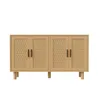 Commode ProximaX, buffet à 4 portes, aspect chêne, 140 x 40 Voir les images du produit 10
