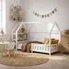 ML-Design Kinderbett 90x200cm mit Rausfallschutz, Regal, Produktbild-Vorschau 9