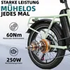 20" LCD elektrobicykel 20 palcov, 48V 15Ah, skladacie Náhľad obrázku produktu 8