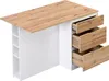 Kücheninsel mit 6 Schubladen & 4 Ablagefächern aus MDF - Produktbild-Vorschau 5