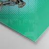 Bilder auf glas - Roboter Illustration Karikatur Comic - Produktbild-Vorschau 5