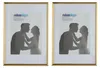 Relaxdays Bilderrahmen 2er Set, 20x30 cm, Passepartout Produktbild-Vorschau 1