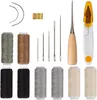 18tlg Hand Ledernadeln Nähzubehör Set mit Ledernadeln, Produktbild-Vorschau 1