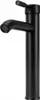 A black bathroom faucet on a white background. Anteprima dell’immagine prodotto