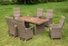 Merxx Toskana Gartenmöbelset 13tlg., 6 Sessel verstellbar Produktbild-Vorschau 1