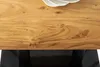 Bistrotisch Baumkante massiv Akazie natur 120 x 60 cm Produktbild-Vorschau 5