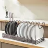 Teleskop Pfannen Organizer 30-59cm Topfdeckelhalter mit 10 Produktbild-Vorschau 3