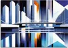 ARTland Leinwandbild Metropolitan Bridge Größe: 100x70 cm Produktbild-Vorschau 1