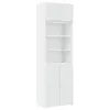 Möbel Hochschrank Weiß 70x42,5x225 cm Holzwerkstoff - Produktbild-Vorschau 2
