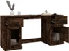 vidaXL Schreibtisch mit Stauraum Räuchereiche Holzwerkstoff Produktbild-Vorschau 5