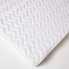 HOMESCAPES Surmatelas matelassé avec housse en coton, 180 x Voir les images du produit 1