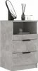 vidaXL Noční stolek Concrete Grey Wood Material Náhled obrázku produktu 7
