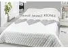 Bettüberwurf Tagesdecke 220x240 cm Home Weiß Grau Herzen Produktbild-Vorschau 1