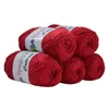Strickgarn Baumwolleel Uni 5 x 100g Häkelgarn Strickwolle Produktbild-Vorschau 1